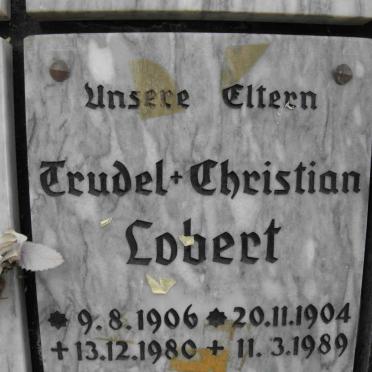 LOBERT Christian 1904-1989 &amp; Trudel 1906-1980