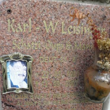 LEISINGER Karl-W. 1961-2007