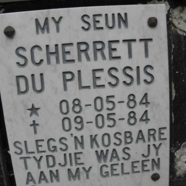 PLESSIS Scherrett, du 1984-1984