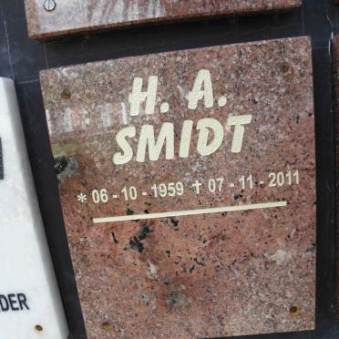 SMIDT H.A. 1959-2011