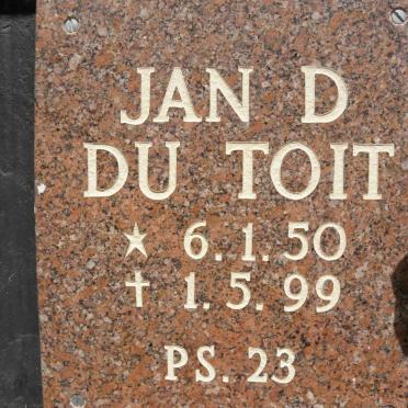 TOIT Jan D., du 1950-1999