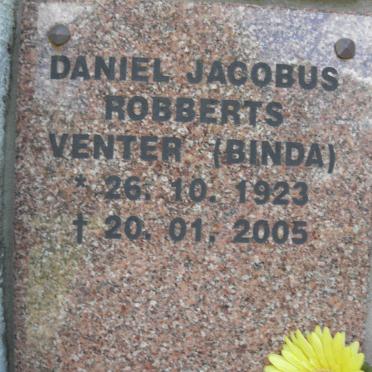 VENTER Daniel Jacobus Robberts 1923-2005
