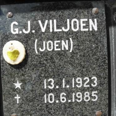 VILJOEN G.J. 1923-1985