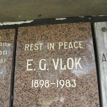VLOK E.G. 1898-1983