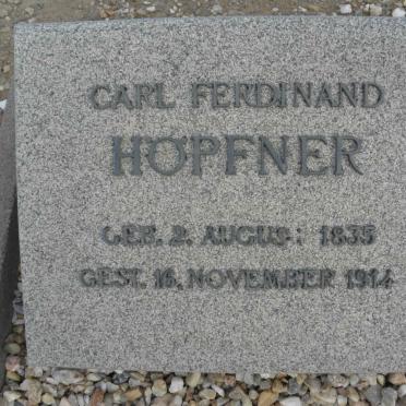 HÖPFNER Carl Ferdinand 1835-1914