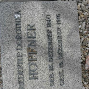 HÖPFNER Friederike Dorothea 1840-1916