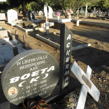 ACKERMAN K. 1952-2000