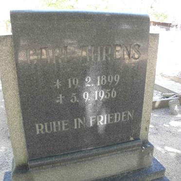 AHRENS Carl 1899-1956