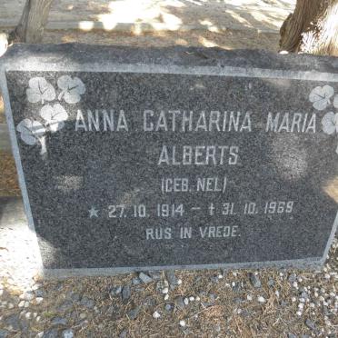 ALBERTS Anna Catharina Maria nee NEL 1914-1969