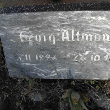 ALTMANN Georg 1886-1961