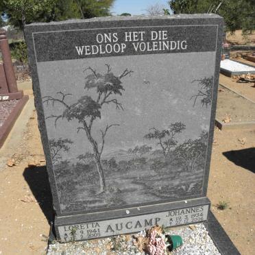 AUCAMP Johannes 1934-2006 &amp; Loretta 1941-2005