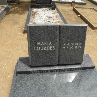 BACALHAU Maria Lourdes, Vieira 1936-1989