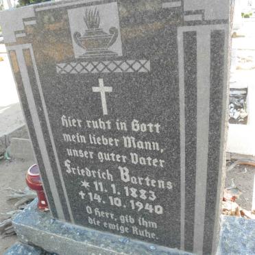 BARTENS Friedrich 1883-1940