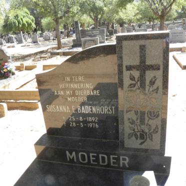 BADENHORST Susanna E. 1892-1976