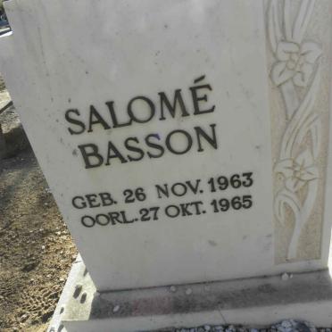 BASSON Salomé 1963-1965