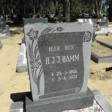 BAMM H.J.J. 1894-1972