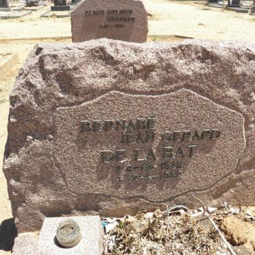 BAT Bernabé Jean Gerard, de la 1928-1982