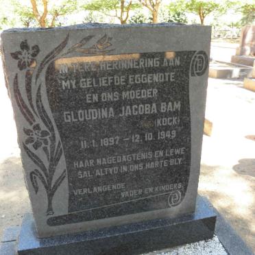 BAM Gloudina Jacoba nee KOCK 1897-1949