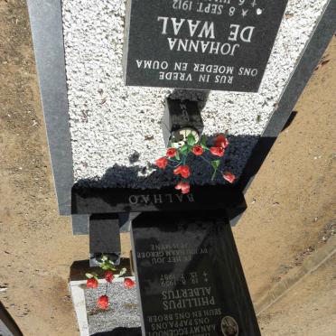 BALHAO Phillipus Albertus 1959-1987 :: DE WAAL Johanna 1912-2003