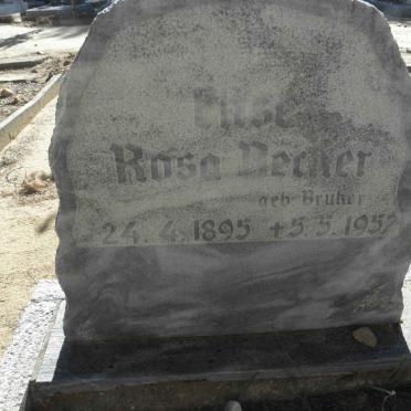 BECKER Elise Rosa nee BRUKER 1895-1952