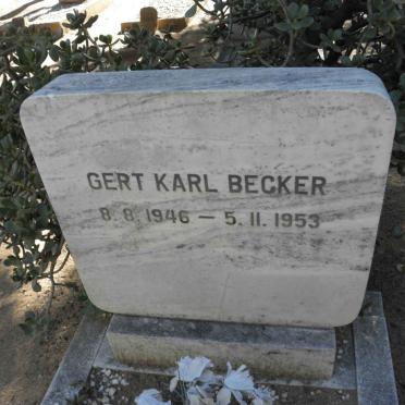 BECKER Gert Karl 1946-1953