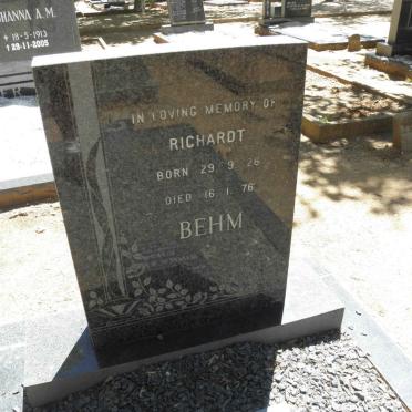 BEHM Richardt 1926-1976 :: ?