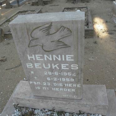 BEUKES Hennie 1954-1959