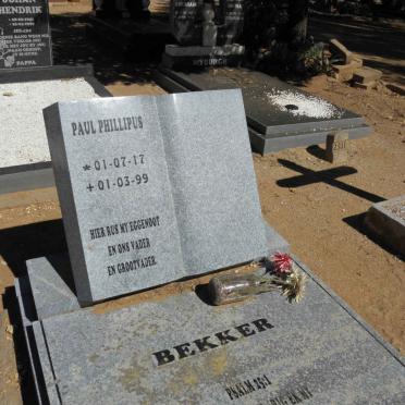 BEKKER Paul Phillipus 1917-1999