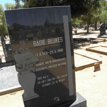 BEUKES Badie 1931-1982