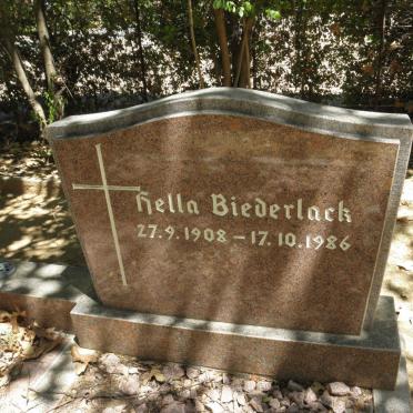 BIEDERLACK Hella 1908-1986