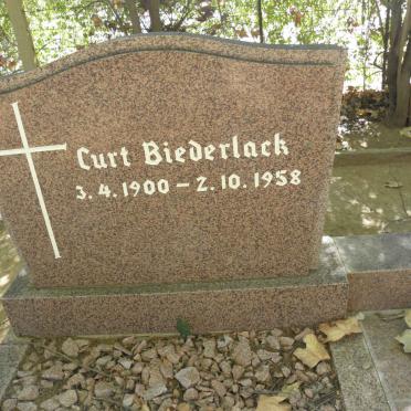 BIEDERLACK Curt 1900-1958