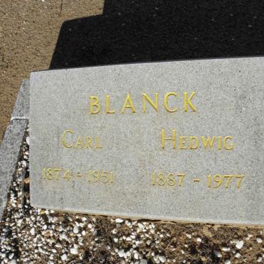BLANCK Carl 1874-1951 :: BLANCK Hedwig 1887-1977
