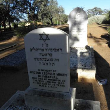 BLUMENTHAL Avictor Leopold Moses -1949