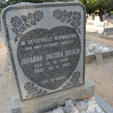 BOSCH Johanna Jacoba 1890-1960