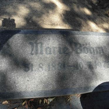 BÖHM Marie 1881-1972