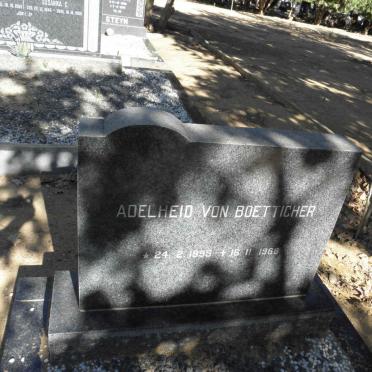 BOETTICHER Adelheid, von 1895-1968