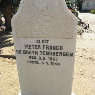 BRUYN TENBERGEN Pieter Franco, de 1867-1940