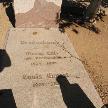 BREDENKAMP Louis Ernst 1923-2000 &amp; Maria Lilly KRABBENHÖFT 1924-1999