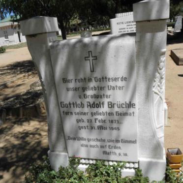 BRÜCHLE Gottlob Adolf 1871-1945
