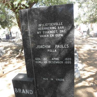 BRAND Joachim Paules 1920-1995