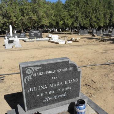 BRAND Julina Mara 1951-1970