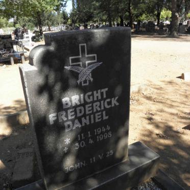BRIGHT Frederick Daniel 1944-1998