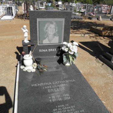 BREEDT Hendrina Catharina nee JOUBERT 1950-2004
