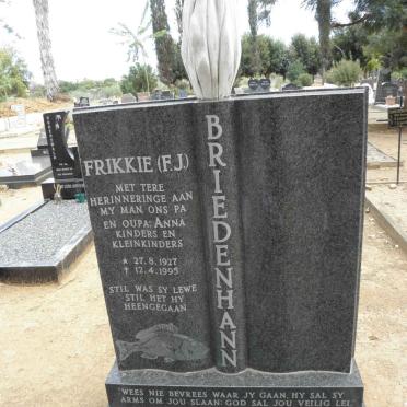 BRIEDENHANN F.J. 1927-1995