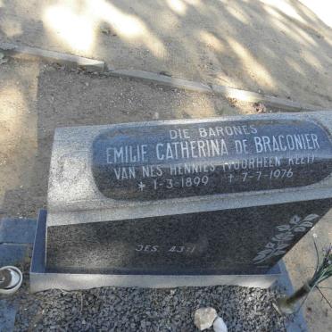 BRACONIER Emilie Catherina, de nee VAN NES HENNIES voorheen KEET 1899-1976