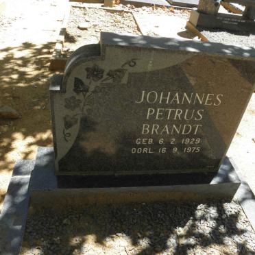 BRANDT Johannes Petrus 1929-1975