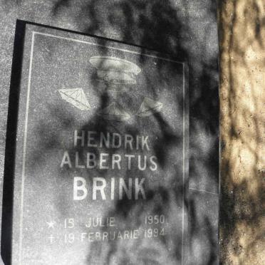 BRINK Hendrik Albertus 1950-1994