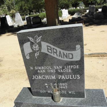 BRAND Joachim Paulus 1890-1945