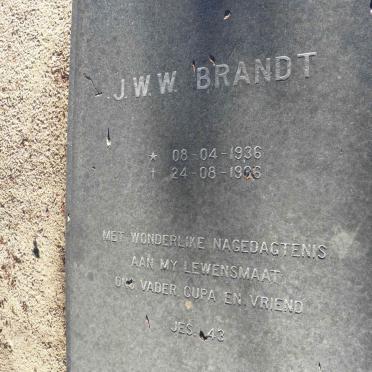 BRANDT J.W.W. 1936-1996