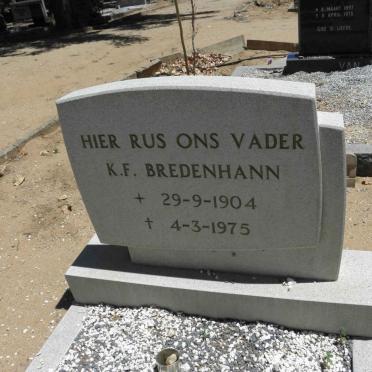 BREDENHANN K.F. 1904-1975